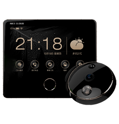 四核處理（lǐ）器 高清智（zhì）能門禁Q71